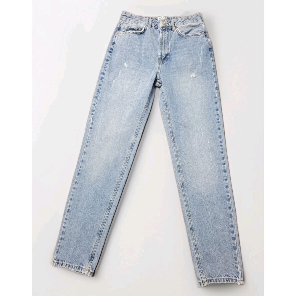 BDG Urban Outfitters Womens Jeans W27 Light Wash Mom High Rise Cotton Denim